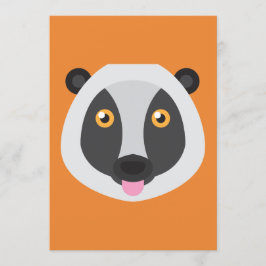 Lemur Invitation Kaart