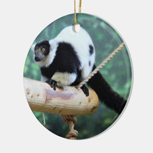 Lemur Keramisch Ornament (Links)