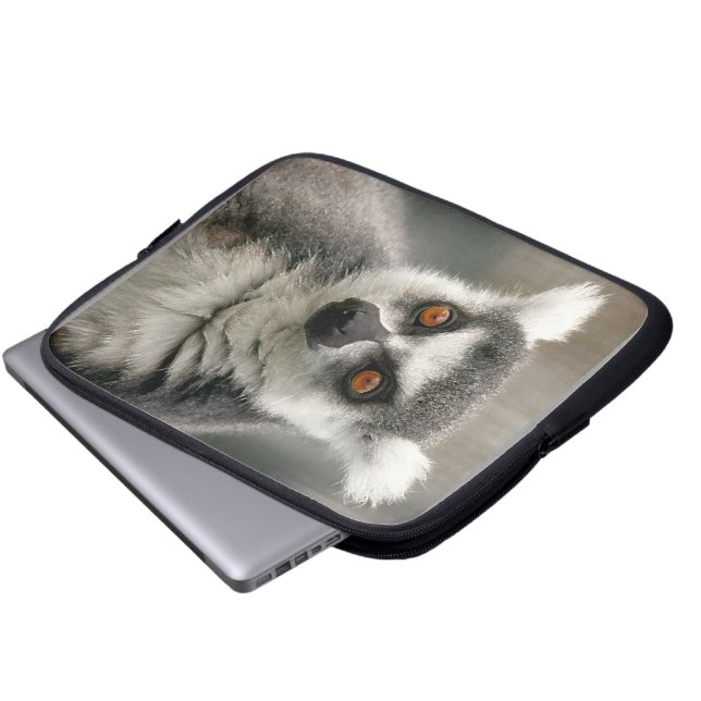 Lemur Laptop Sleeve (Voorkant onderkant)