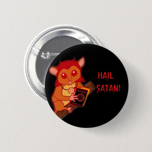 Lemur Levay Ronde Button 5,7 Cm (Voorkant /achterkant)