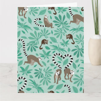 Lemur love mint leaves kaart