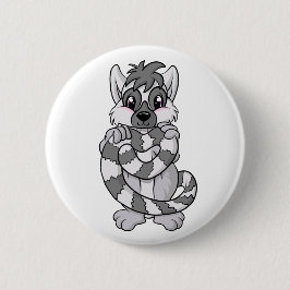 Lemur Love. Ronde Button 5,7 Cm