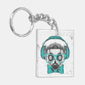 Lemur | Muziekoverloop Sleutelhanger (Voorkant Links)