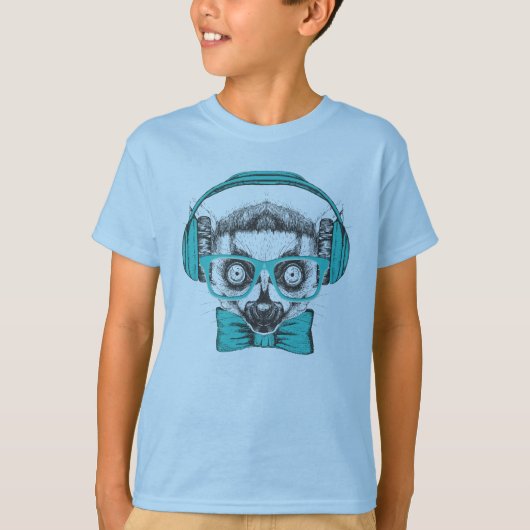 Lemur | Muziekoverloop T-shirt (Voorkant)