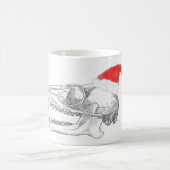 Lemur Skull Christmas Coffee Mok (Center)