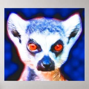 *Lemur* Spirit Art Poster afdrukken