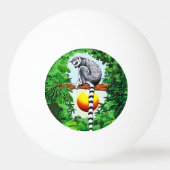 Lemur van Madagaskar Pingpongballen (Achterkant)