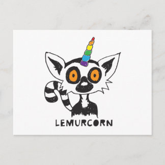 LemurCorn Briefkaart