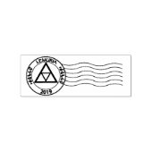 Lemurian Postmark Rubberstempel (Afrduk)