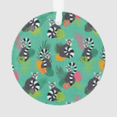 Lémurs tropicaux - aigue-marine (dos)