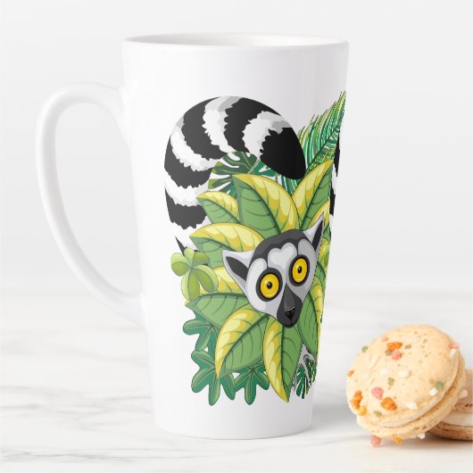 Lemurs van Madagaskar in het exotische Oerwoud Latte Mok (In situ)