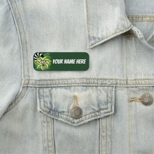 Lemurs van Madagaskar in het exotische Oerwoud Naamplaatje (In situ)