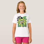Lemurs van Madagaskar in het exotische Oerwoud T-shirt (Voorkant volledig)