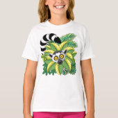 Lemurs van Madagaskar in het exotische Oerwoud T-shirt (Voorkant)
