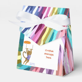 Lena leopard trapeze artist bedankdoosjes