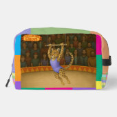 Lena leopard trapeze artist toilettasje (Achterkant)