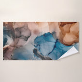 L'encre d'alcool est translucide. multicolo Abstra (Serviette de bain)
