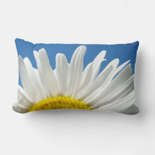 Lendenkussen Blauwe Lucht Witte Madeliefjes Bloeme Kussen
