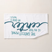 L'endroit le plus sûr (Serviette à main)