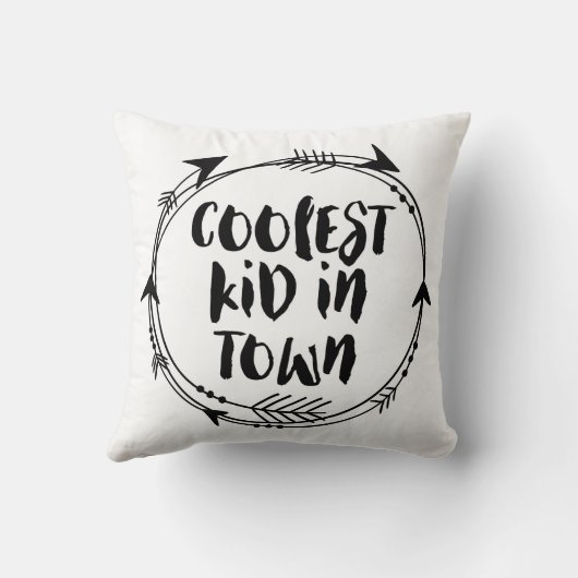 L'enfant le plus frais dans le coussin noir et (Verso)