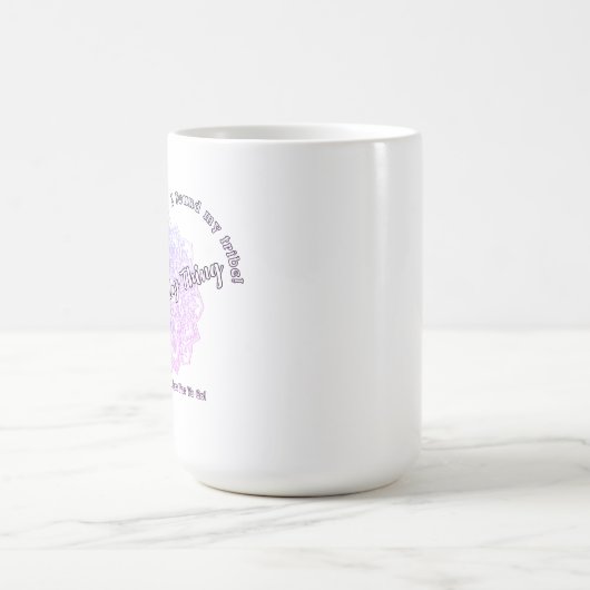 L'Enfant Mandala Café Mug (Violet) (Centre)