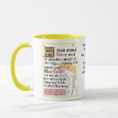 L'enfer de Dante, tasse du chant XIX (Gauche)