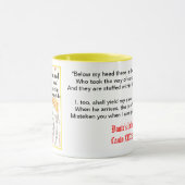 L'enfer de Dante, tasse du chant XIX (Centre)