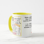 L'enfer de Dante, tasse du chant XIX (Devant gauche)