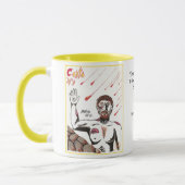 L'enfer de Dante, tasse du chant XV (Gauche)