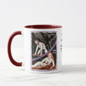 L'enfer de Dante, tasse du chant XVIII (Gauche)