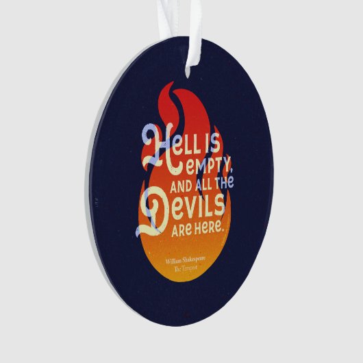 L'enfer de William Shakespeare est vide (devant)