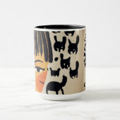 L'enfer est d'autres personnes Chat Mug pour les i (Centre)