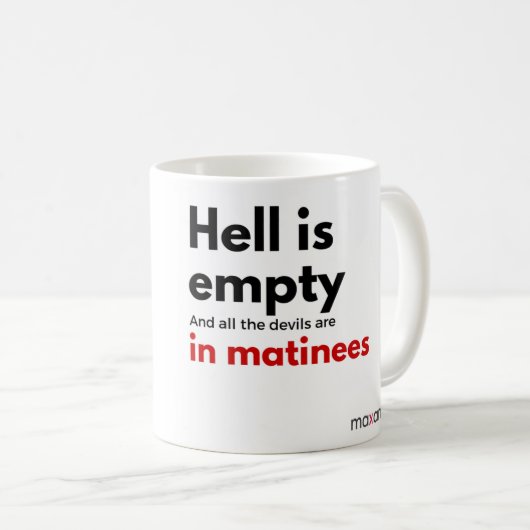L'enfer est tasse vide (Devant droit)