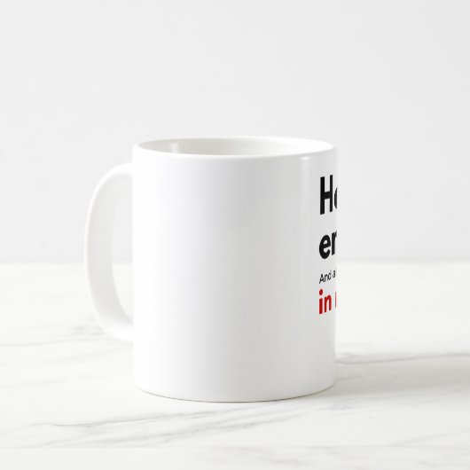 L'enfer est tasse vide (Devant gauche)