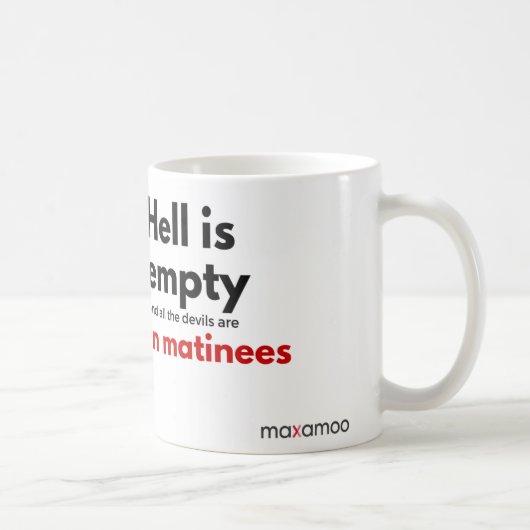 L'enfer est tasse vide (Droite)