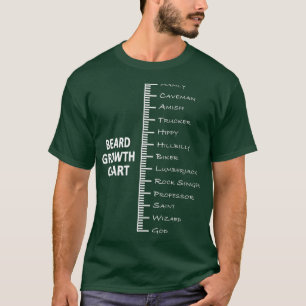 Lengte baard t-shirt