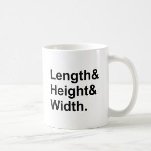 Lengte x Breedte x Hoogte Meetgebied Koffiemok