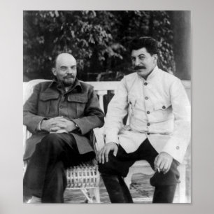 Lenin en Joseph Stalin - Gorki - 1922 Poster