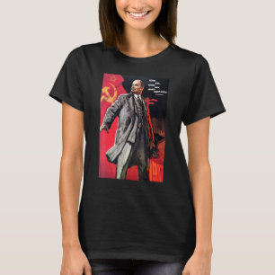 Lenin leefde Lenin leeft Lenin zal leven Sovjet So T-shirt