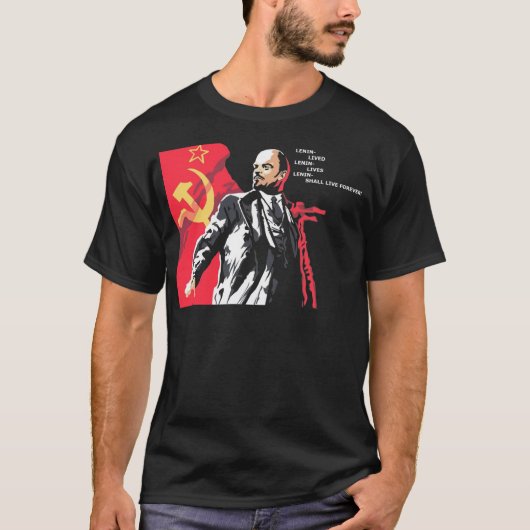 Lenin Lives. T-shirt (Voorkant)