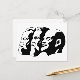 Lenin, Marx, Engels, Sovjet-Unie, Communisme Briefkaart