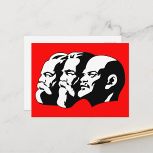 Lenin, Marx, Engels, Sovjet-Unie, Communisme Briefkaart