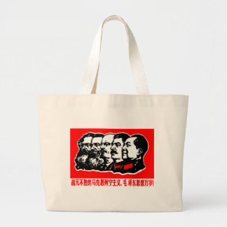 Lenin Marx Mao Zedong Grote Tote Bag