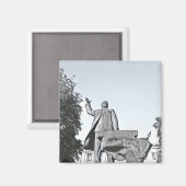 Lenin Monument Schets Magneet (Voorkant / Achterkant)