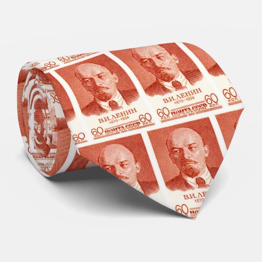 Lenin Red Stropdas (Opgerold)