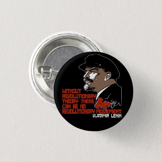 LENIN RONDE BUTTON 3,2 CM (Voorkant /achterkant)