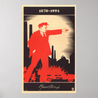 Lenin Sovjet-Poster Poster