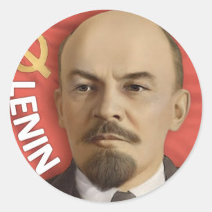 "LENIN"-stickers Ronde Sticker