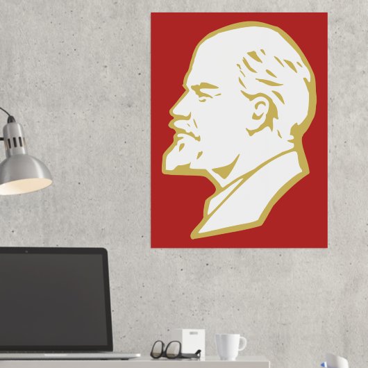 Lenin, USSR, CCCP, Sovjet-Unie, Communisme Folie Afdrukken (Insitu (Desk 2))