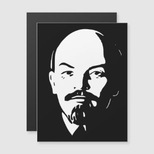 Lenin, USSR, CCCP, Sovjet-Unie, Communisme Magnetische Uitnodiging
